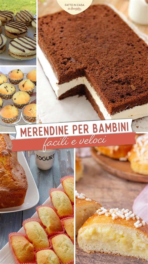 Merendine Per Bambini Fatto In Casa Da Benedetta Ricette Dolci