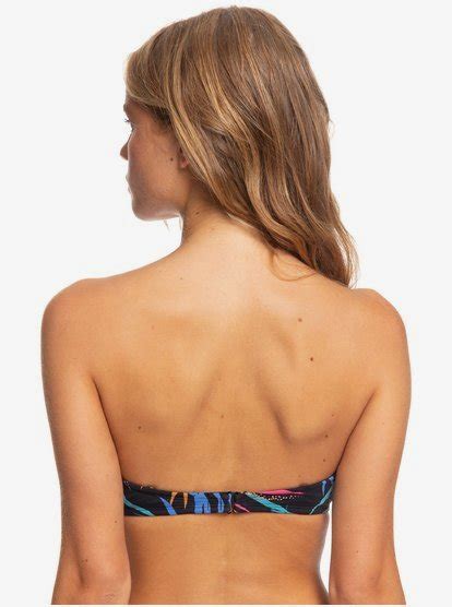 Lahaina Bay Moulded Bandeau Bikini Top Roxy