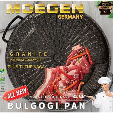 Jual Moegen Bulgogi Pan Cm Grill Bbq Panggangan Tutup Kaca Anti