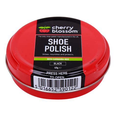 Cherry Blossom Black Shoe Polish With Carnauba Wax 40 G Online At Best