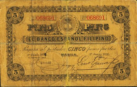 5 Pesos Philippines Numista