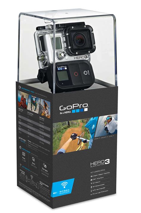 Caméra sport Gopro HD HERO3 BLACK EDITION ADVENTURE 3711005 Darty