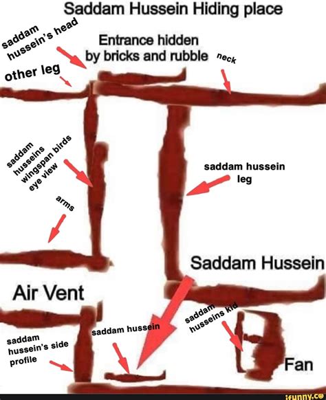 Inside Saddam Hussein Hiding Place