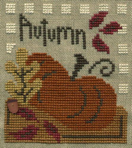 Autumn by Bent Creek. | Autumn cross stitch patterns, Fall cross stitch ...