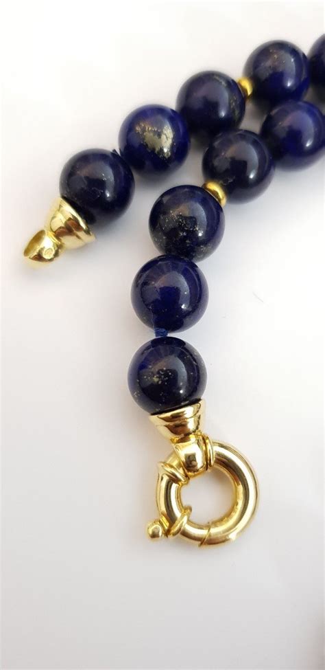 Proantic Collier Perle Lapis Lazuli