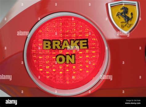 Pit Stop Light Of Ferrari Pictured During The Third Practice Session