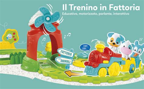 Clementoni 17299 Il Trenino In Fattoria Toy Multi Coloured Amazon Co