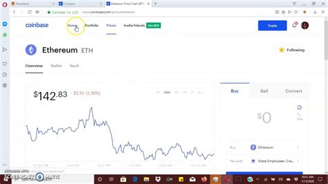 How To Get Ethereum With Coinbase Youtube