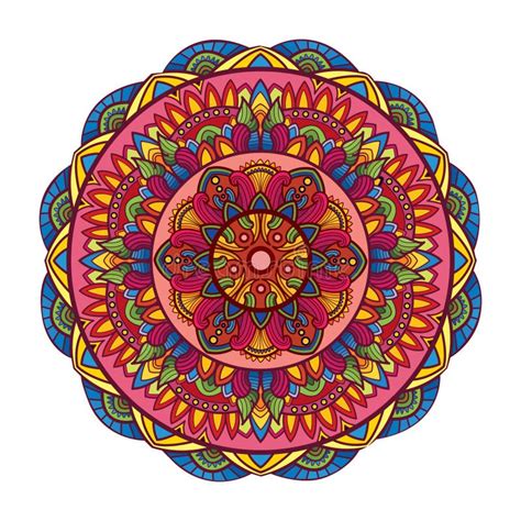 Arte Da Mandala Flores Circulares E Muitas Cores Arte Da Mandala Do