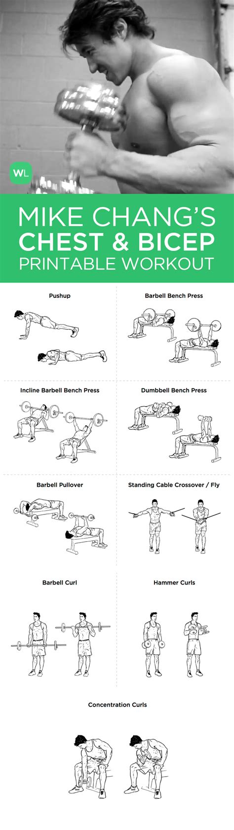 Bicep Chest Workout Off 61