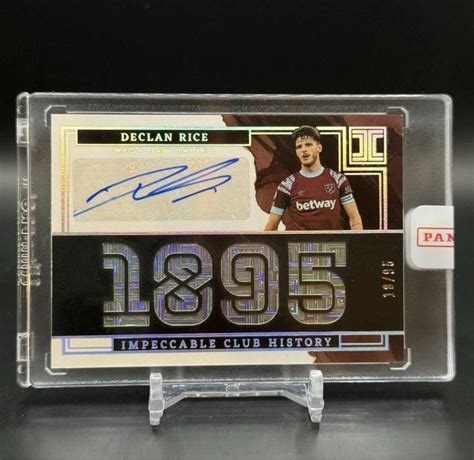 Declan Rice Panini Impeccable Premier League Club History