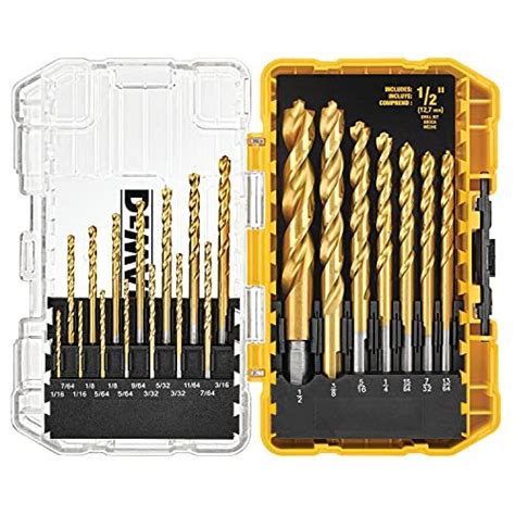 Makita B 65399 Impact Gold 14 Pc Titanium Drill Bit Set 14 In Hex Shank Vs Dewalt Titanium