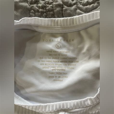 Tori Praver Swimwear Swim Nwt Tori Praver Swimwear Emmy Bikini Swim Top White Ribbed Size L