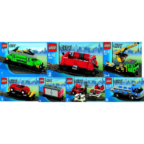 lego cargo train deluxe set  instructions brick owl lego