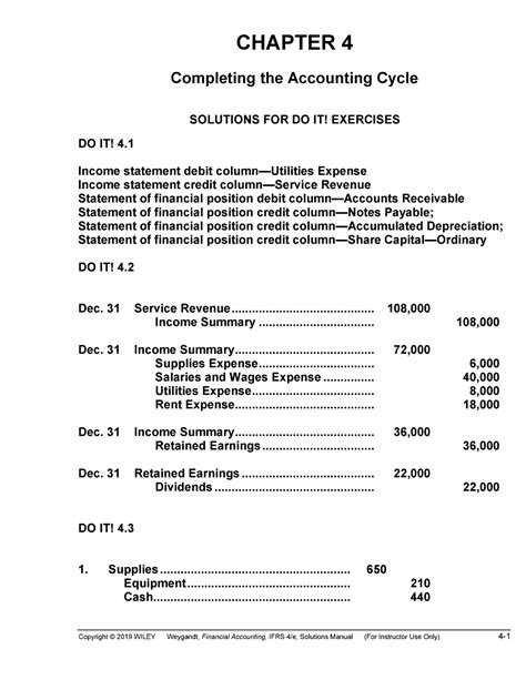 Financial Accounting Ifrs E Chapter Solution Copyright