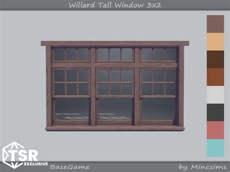 The Sims Resource Willard Tall Window X