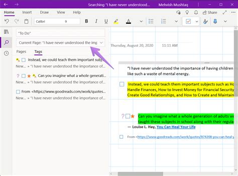 A Complete Guide To Using And Managing Tags In Microsoft Onenote