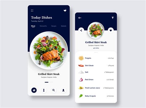 Kitchen Stories - Recipe Book App by Aakshat Paandey on Dribbble