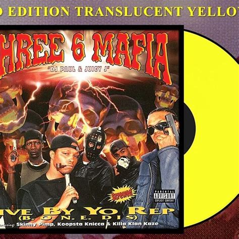 Three 6 Mafia Live By Yo Rep Lp ~ Ltd Ed Colored Vinyl Yellow ~ New