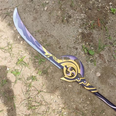 Jual Engulfing Lightning Raiden Shogun Polearm Genshin Impact Cosplay