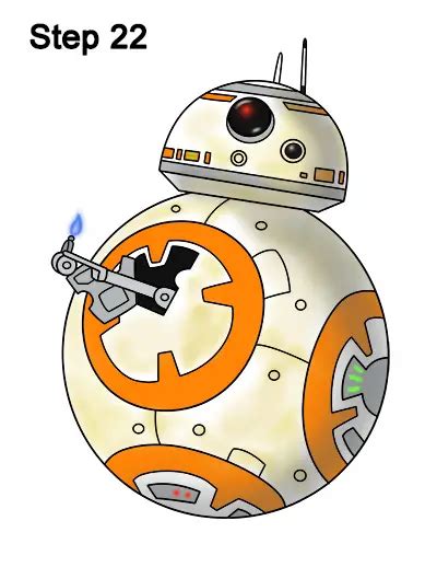 How To Draw Bb 8 Star Wars The Force Awakens