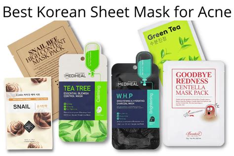 Best Korean Sheet Mask For Acne In 2023