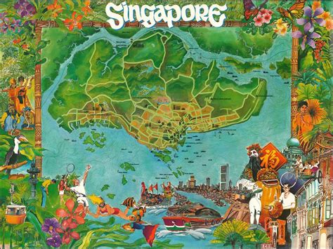 Singapore Geographicus Rare Antique Maps