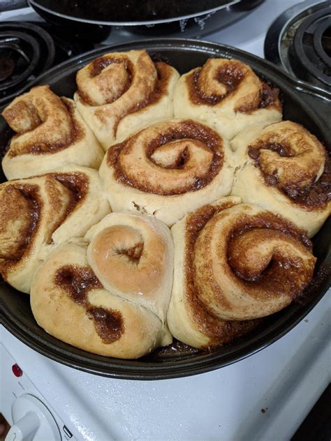 First Time Cinnamon Rolls R Breadit