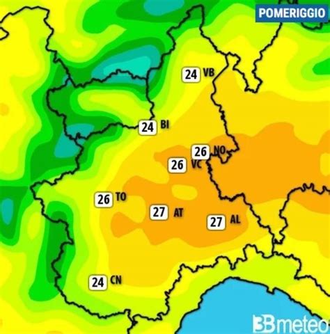 Meteo Piemonte Anticiclone In Rinforzo E Temperature In Aumento Ma