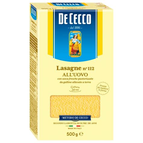 De Cecco Lasagne N112 500g Bei Rewe Online Bestellen