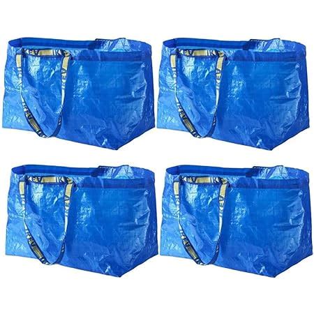 Amazon IKEA FRAKTA Carrier Bag Blue Large Size Shopping Bag 2