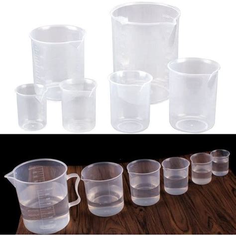 Verre Doseur Limics Pi Ces Tasse Mesurer Labs Plastique Gradu S