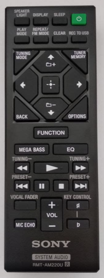 Sony RMT AM220U Original Remote Control MHC V11 MHCV11 For 29 6