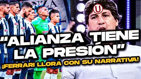 Alianza Tiene La Presi N Jean Ferrari Intenta Presionar A Alianza