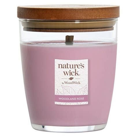 Woodwick Nature S Wick Duftkerze Im Glas Woodland Rose Anzahl Dochte