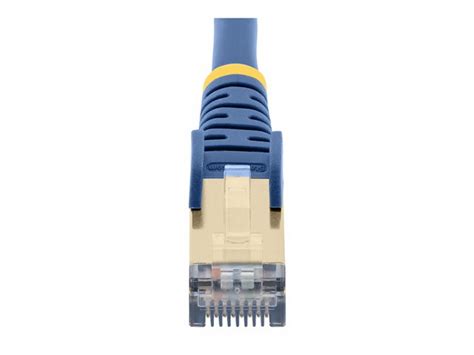 StarTech.com 10FT Cat6A 10GbE Shielded (S/FTP) Snagless Patch Cable 26AWG — Blue (Single) (N6PAT-C6A-STP-10FT-BL-1PK)