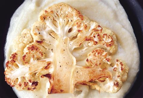 Cauliflower Steaks With Cauliflower Puree Recipe Bon Appétit