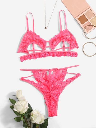 Search Pink Lingerie Set Shein Uk