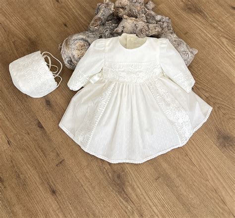 Conjunto Vestido Y Capota Colecci N Luna Lacasitadeblanca Es