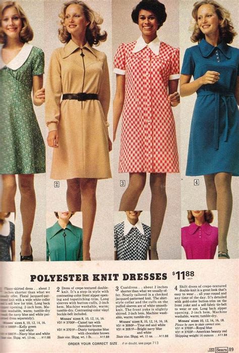 Pages Of Polyester The Sears Catalog Flashbak S Fashion