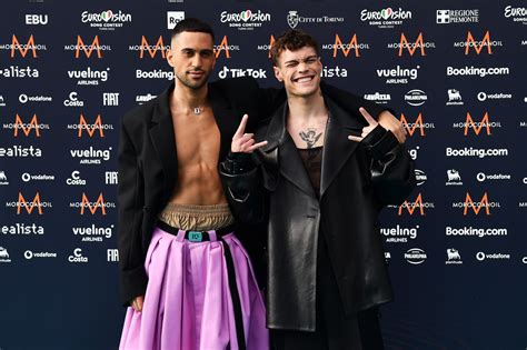 Mahmood all Eurovision con il look in stile Matrix la prima prova è