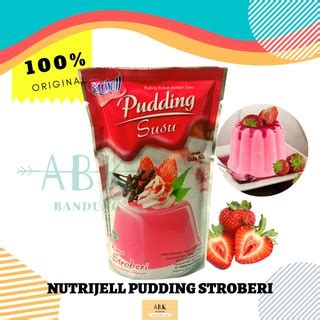 Jual PUDDING SUSU NUTRIJELL STROBERI 145GR PUDING STROBERI NUTRIJEL