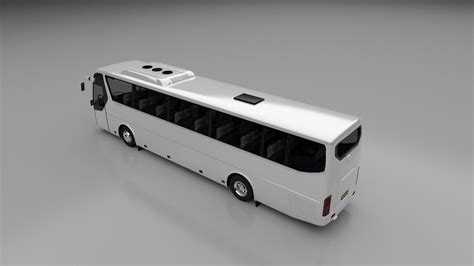 Hyundai Universe Xpress Noble Bus 2007 3d Model Cgtrader