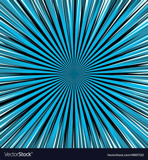 Blue Color Burst Background Abstract Pattern Vector Image