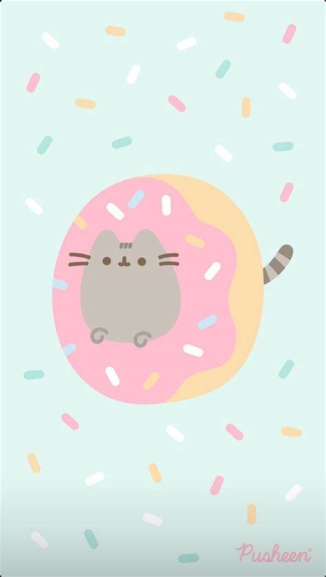 🔥 Download Donut Eat Me Pusheen Cat Wallpaper Cute By Katherinemyers