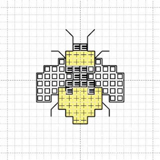 Cross Stitch Mania Free Bee Cross Stitch Mini Motif Chart