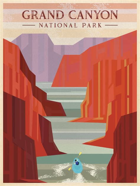 Grand Canyon National Park Poster By: Larica Lim - Winter Museo