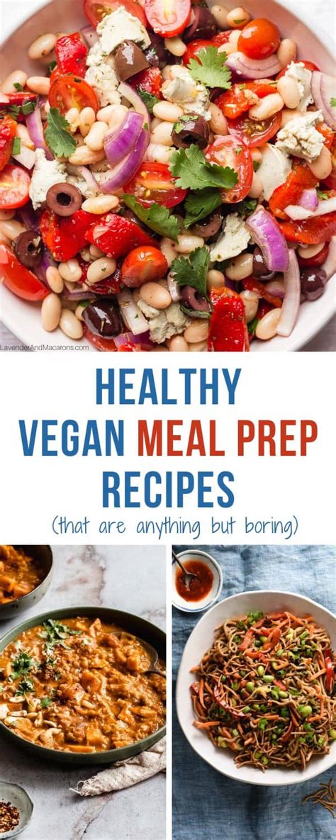 Easy Healthy Vegan Meal Prep Ideas For Breakfast Snack Dinner