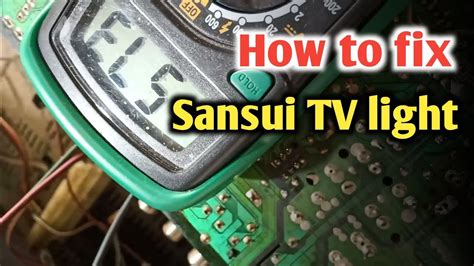 Sansui Tv No Light Problem Fix Youtube