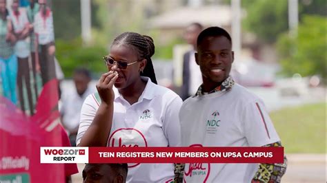 Woezortv Report On Tein Member Registration On Upsa Campus Youtube